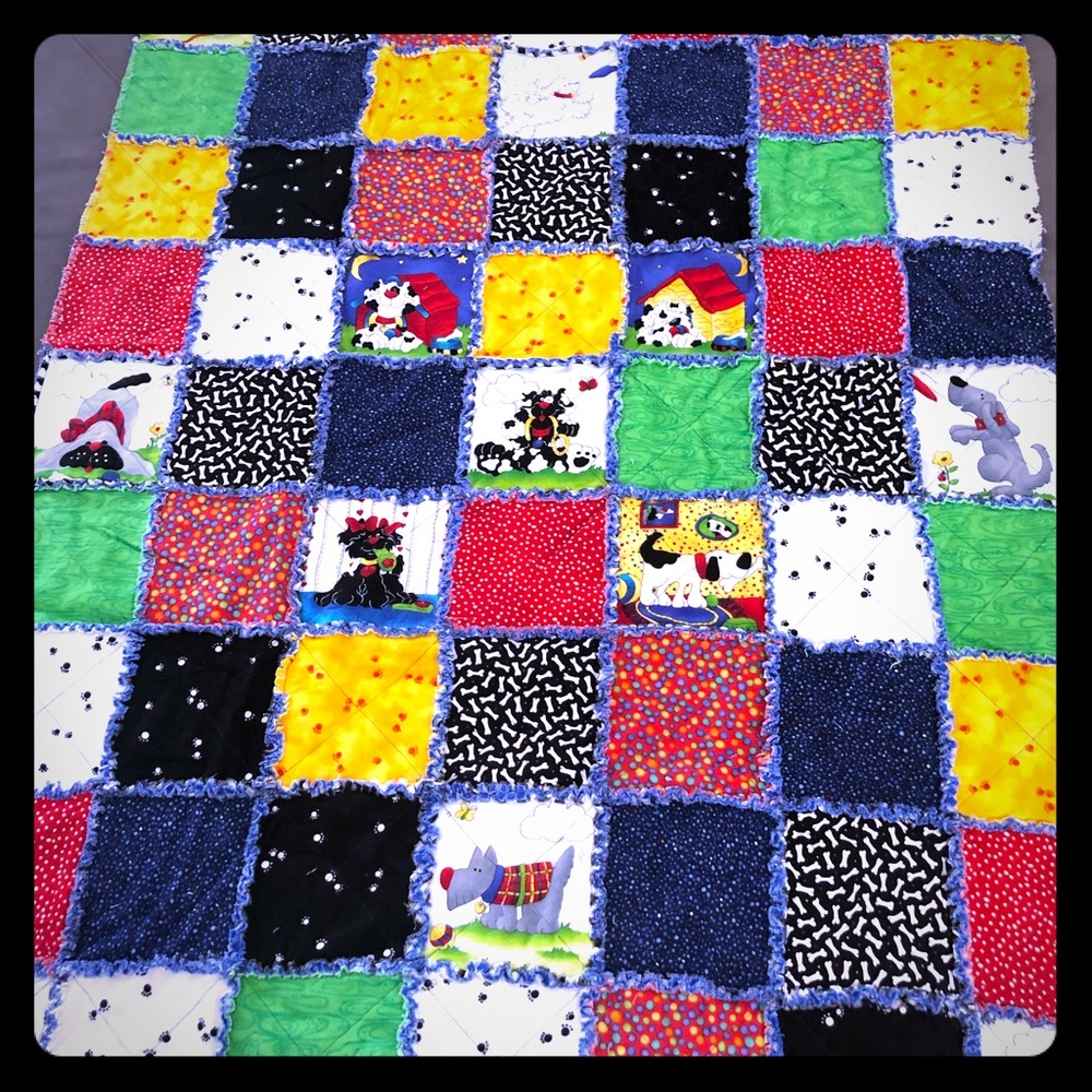 Baby boy quilt Handmade one of a kind